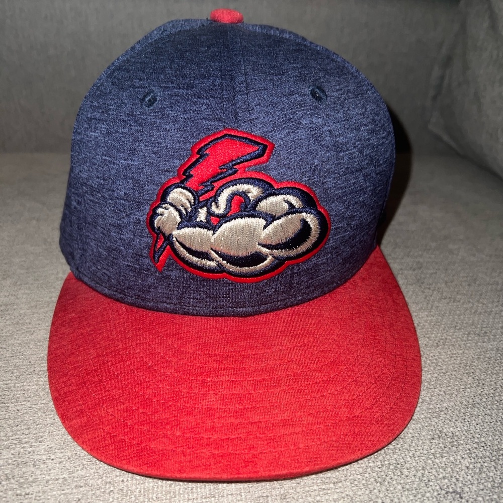 Trenton Thunder Era 59fifty Minor League Blue Red Team Fitted Hat Cap Size 7 3/8